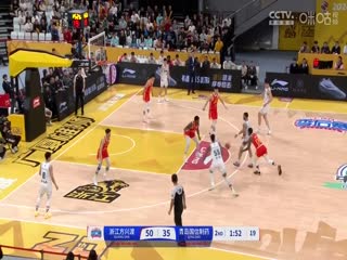 CBA季后赛四分之一决赛 浙江方兴渡VS青岛国信制药 20250413