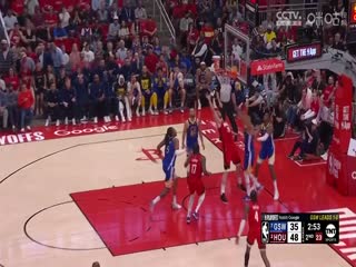 NBA季后赛 勇士VS火箭 20250424