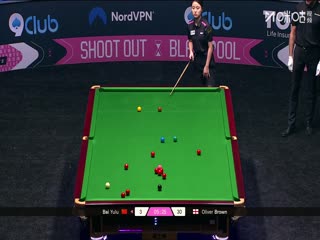 斯诺克单局限时赛64进32 奥利弗·布朗59-17白雨露 20251213