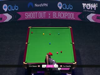 斯诺克单局限时赛64进32 埃利奥特·斯莱塞76-6保罗·迪维尔 20251213